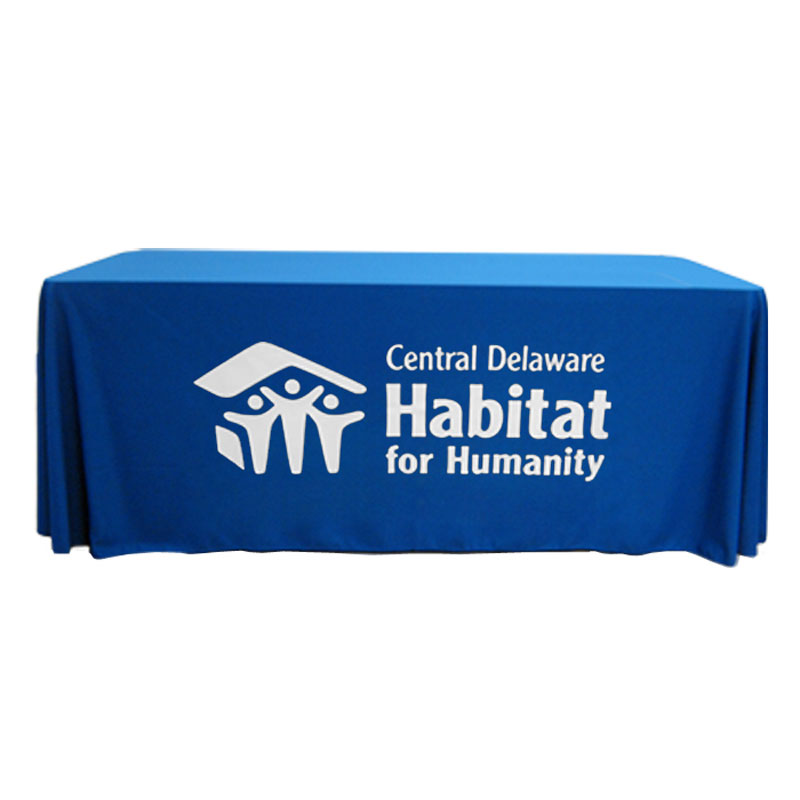6 Custom Tablecloths - 4-Sided - Throw Style
