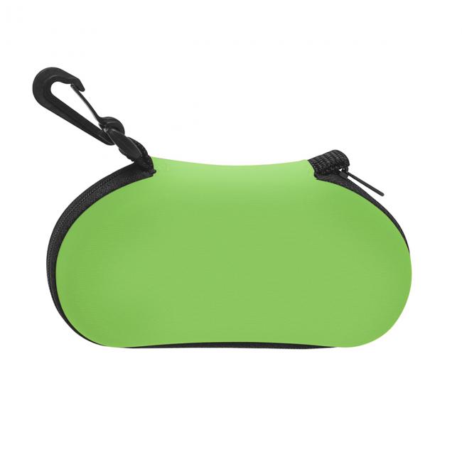 Custom Sunglass Case w/ Clip Clear Lens SilkLetter