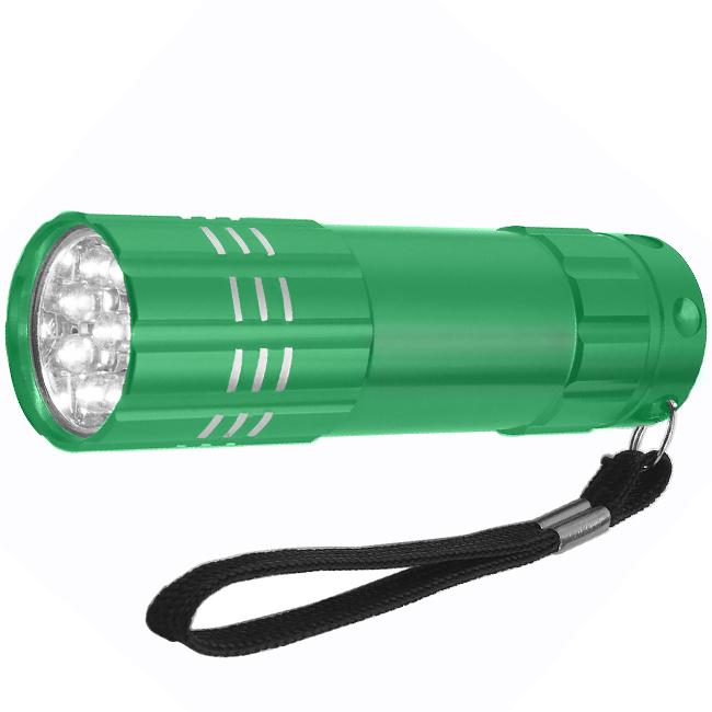 Engraved Aluminum LED Flashlight with Strap | SilkLetter