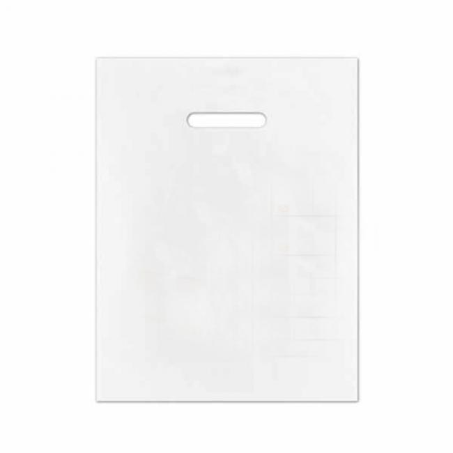 Printed Frosted Die Cut Bags Promo Bags SilkLetter