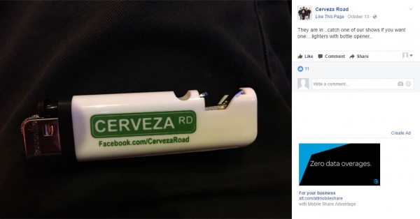 Cerveza Road | Lighter Bottle Opener