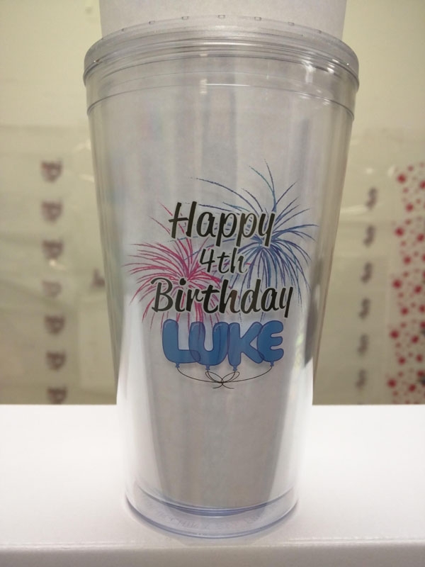 Luke's Birthday | 16 oz Custom Tumblers